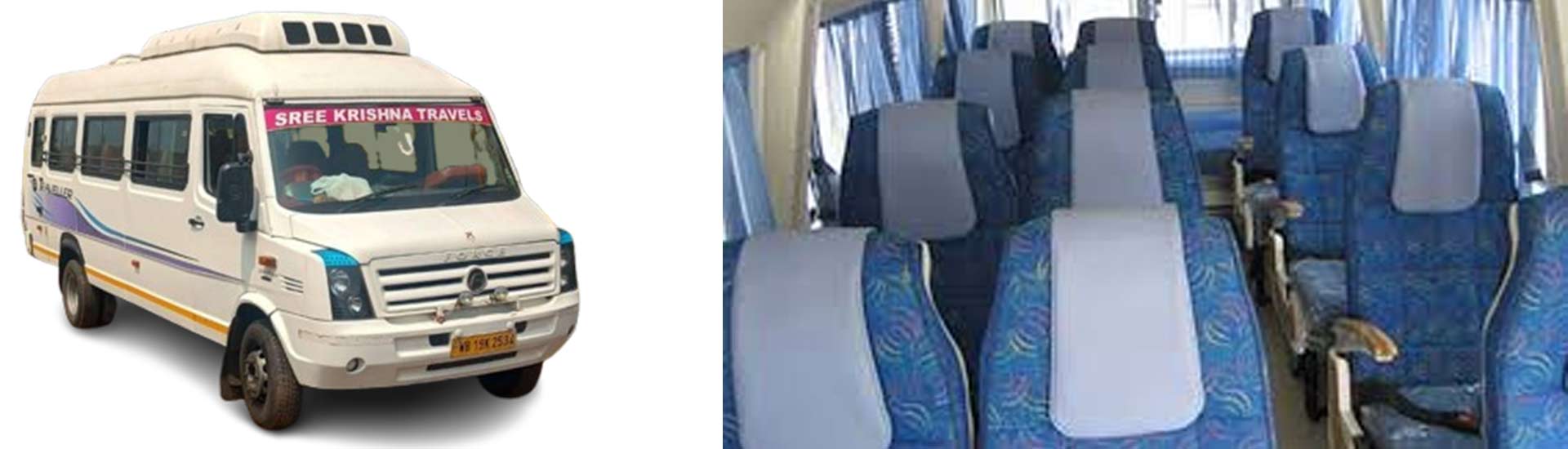 Tempo traveller 12 Seater in rent from Kolkata to Darjeeling